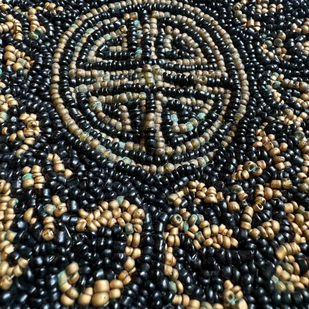 Vintage small beaded wallet coin purse roaring 20s style - Picture 4 of 12